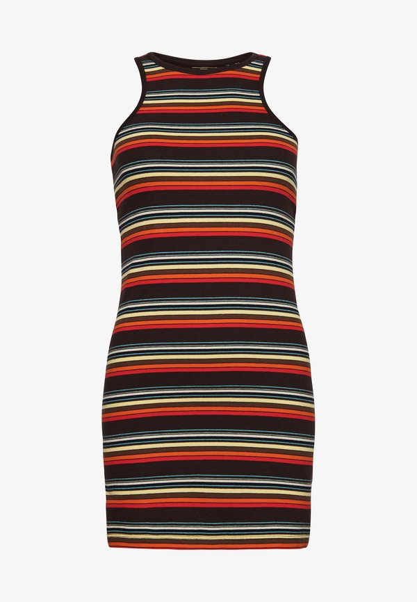 Superdry & Co VINTAGE STRIPE RACER  - Shift dress - summer yellow stripe