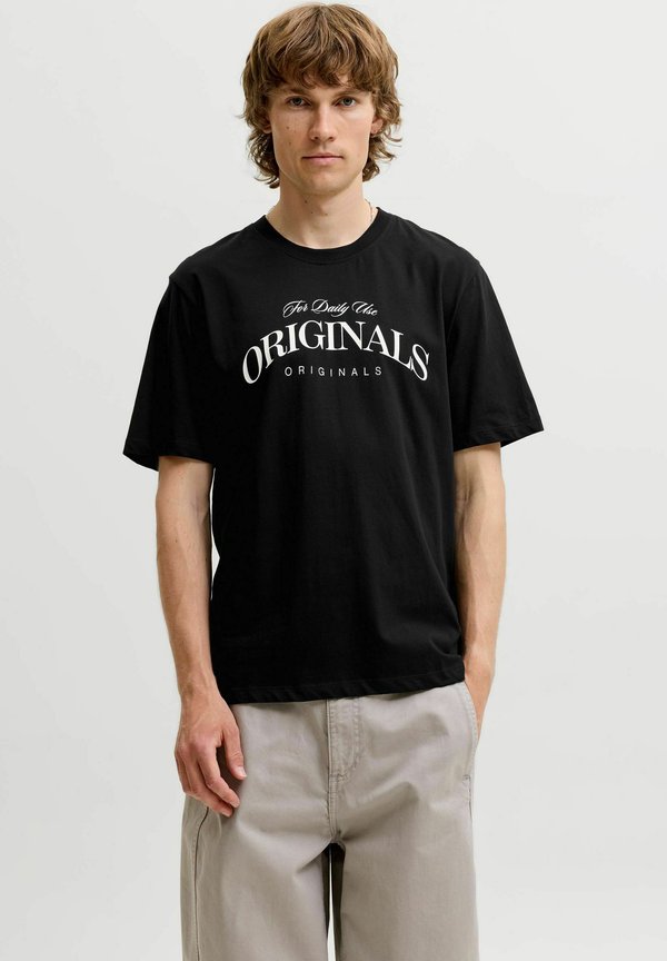 Jack & Jones T- - Print T-shirt - black