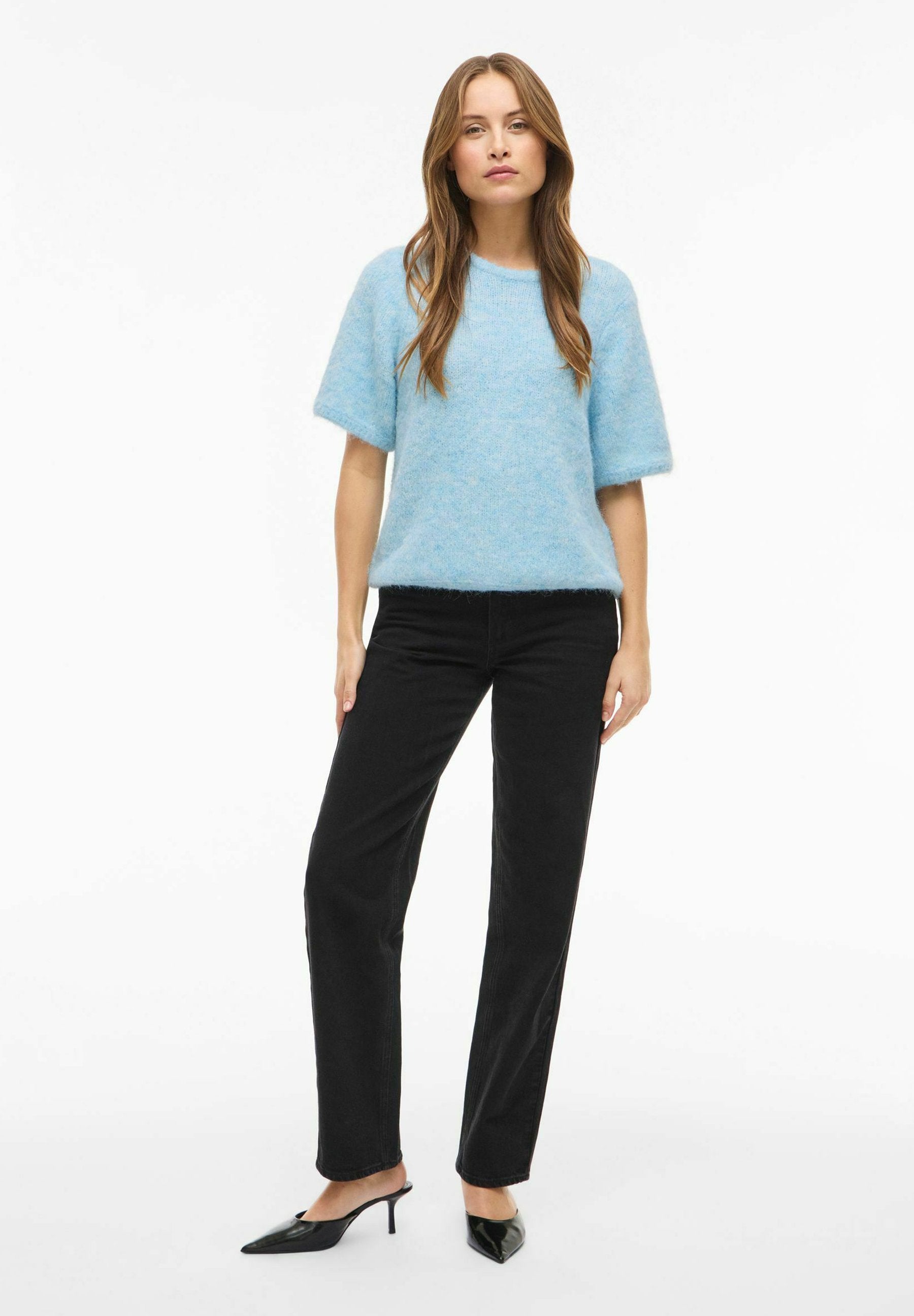 VILA Knitted VIMARLEY Short sleeved