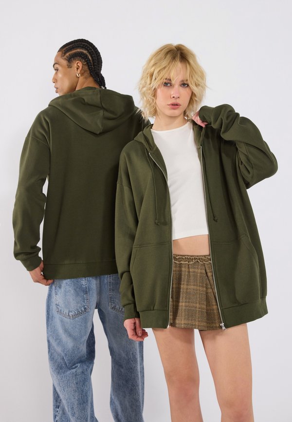 YOURTURN by Zalando UNISEX RELAXED FIT ZIP-UP HOODIE