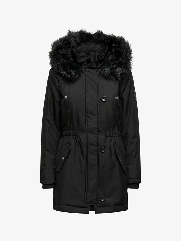ONLY ONLIRIS LIFE - Parka - black detail:black fur