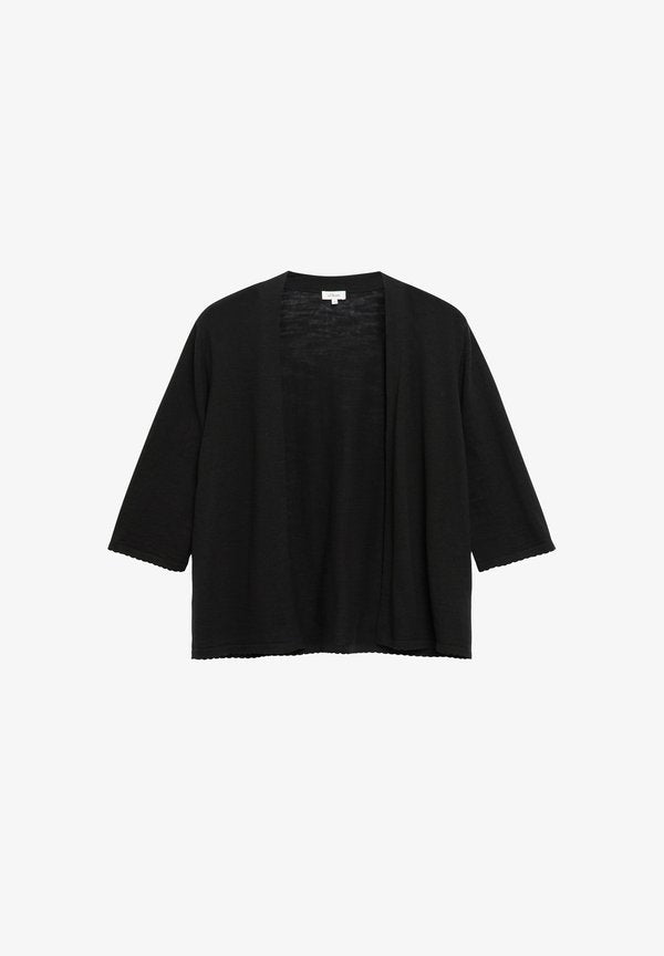 s.Oliver STRICKJACKE - Cardigan - schwarz