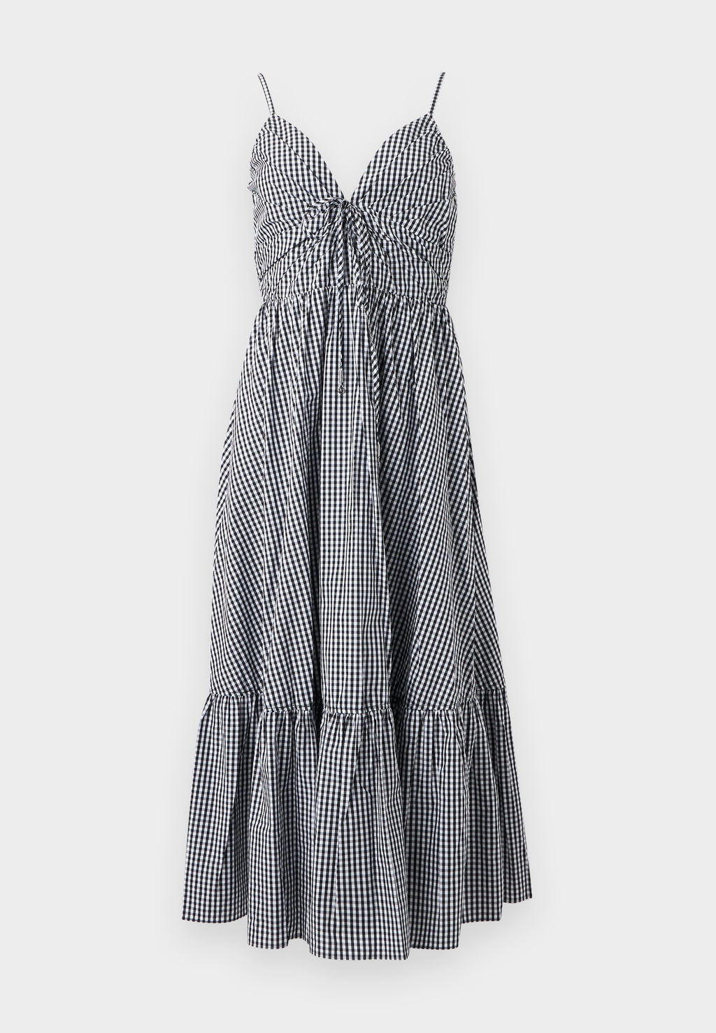 MICHAEL Michael Kors GINGHAM MIDI DRESS