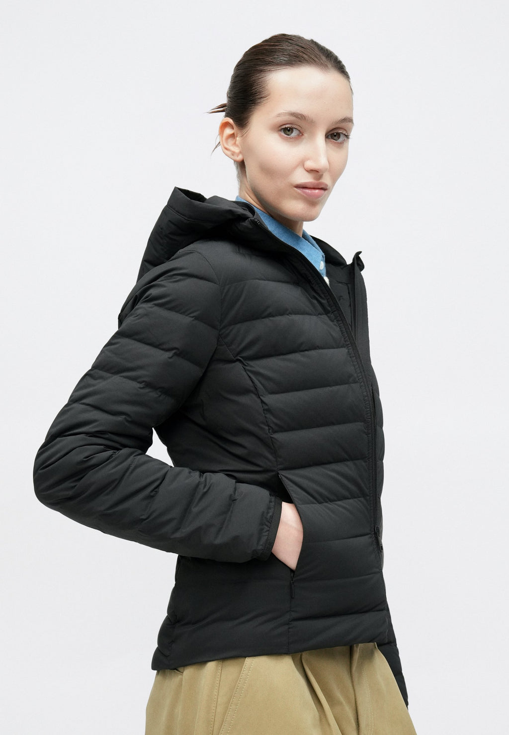 LIGHTWEIGHT SLIM WATER REPELLENT DOWN JACKET Media 5