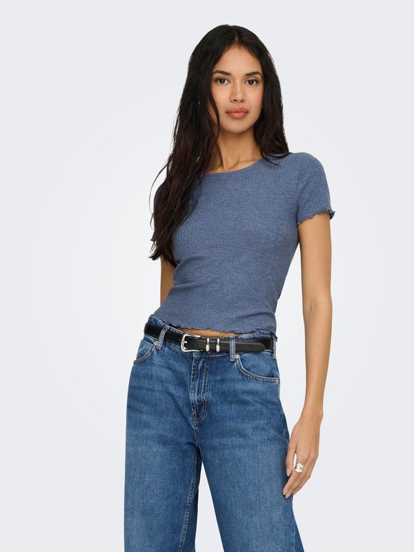 ONLY ONLEMMA - Basic T-shirt - vintage indigo