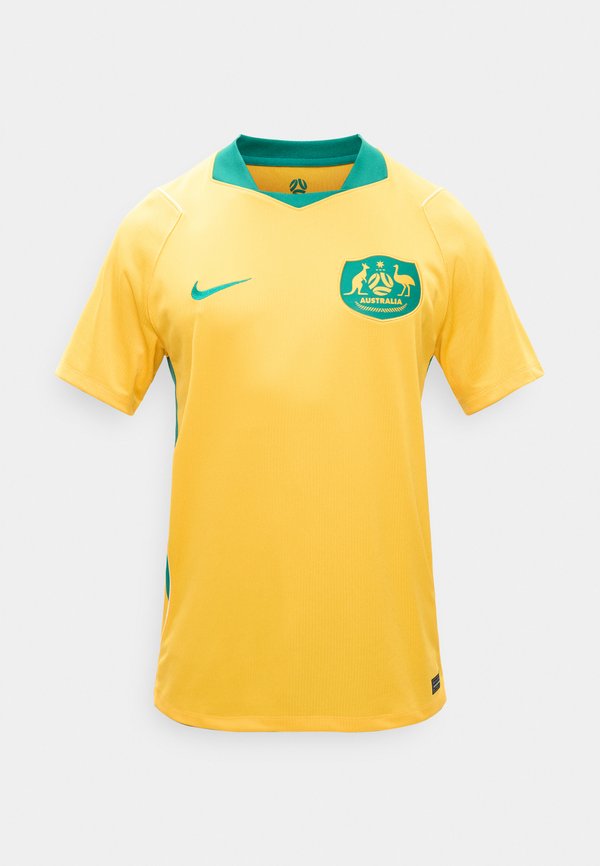 Nike Performance AUSTRALIA 2026 STADIUM HOME MENS  - National team wear - sport gold-coloured/mystic green/sail