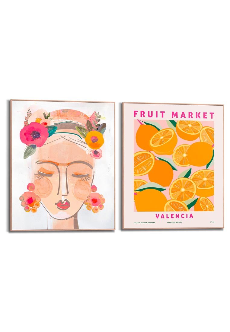 Orange Wallz HAPPY ORANGES 2 PACK