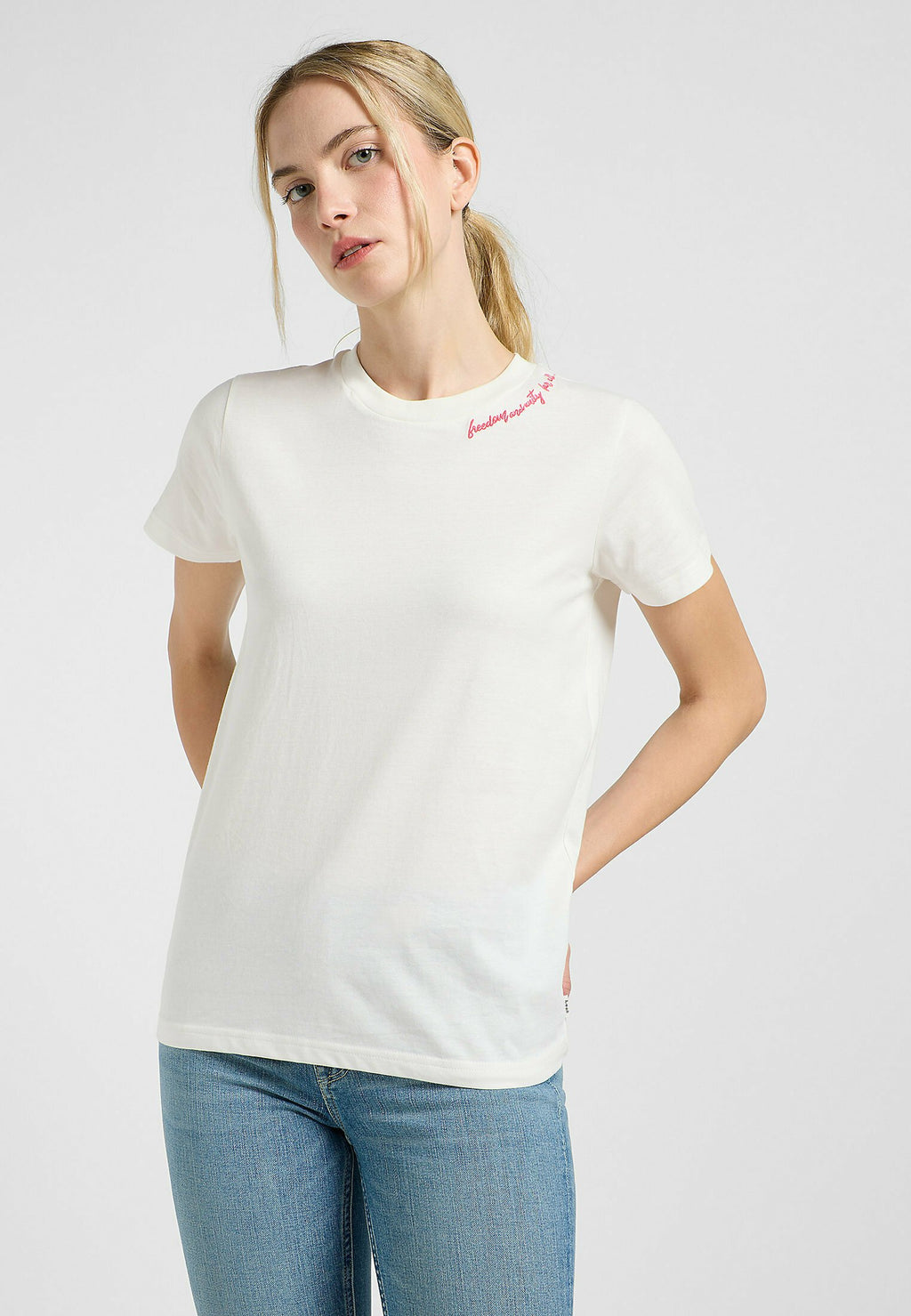 Lee SHORT SLEEVE LITTLE EMBROIDERY REGULAR FIT