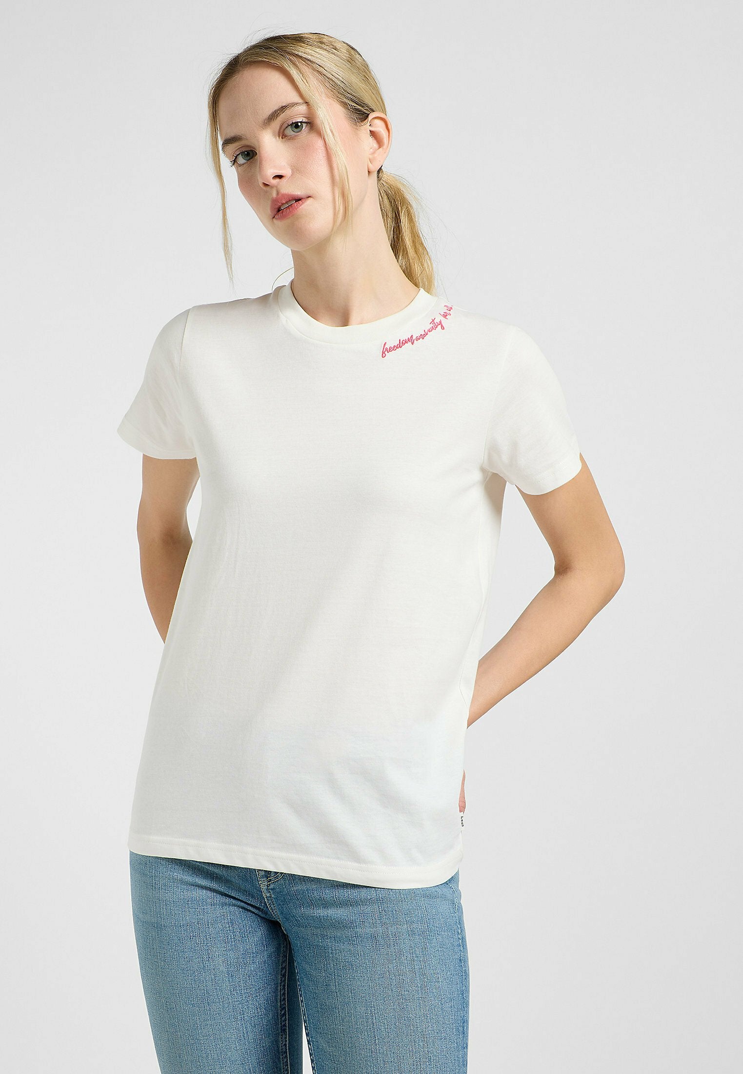 Lee SHORT SLEEVE LITTLE EMBROIDERY REGULAR FIT