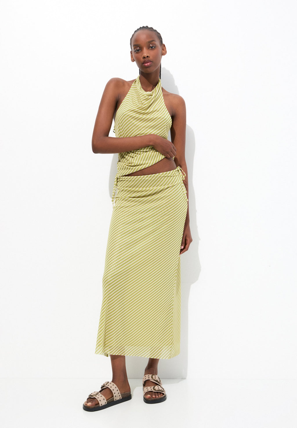 PULL&BEAR STRIPED - MIDI
