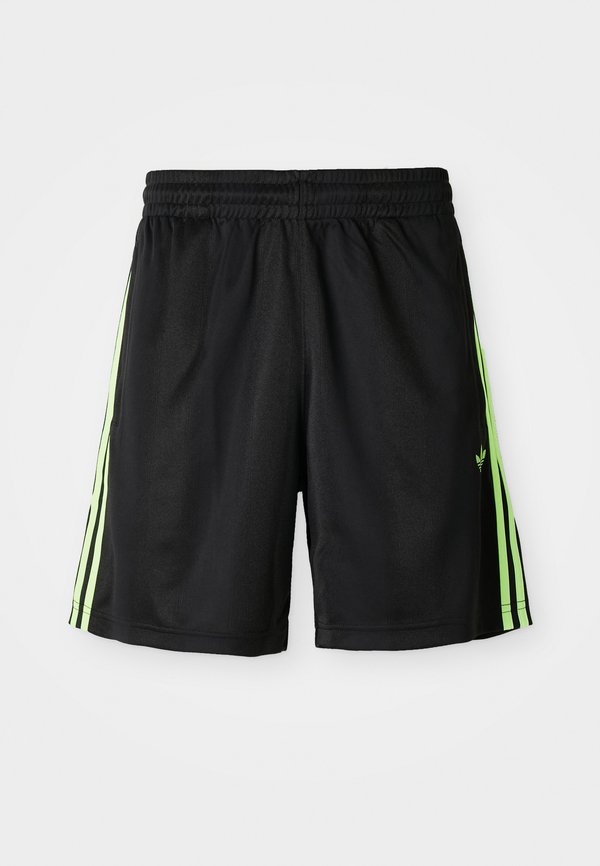 adidas Originals Tracksuit bottoms - black/signal green