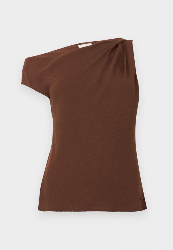 Calvin Klein ONE SHOULDER - Blouse - rocky road