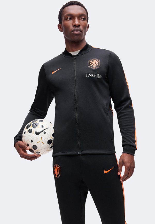 Nike Performance NETHERLANDS SUIT  - National team wear - black/hyper crimson