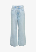 ONLY Wide-fit ONLSILKY High waist Wide Leg Fit - Flared Jeans - light blue denim