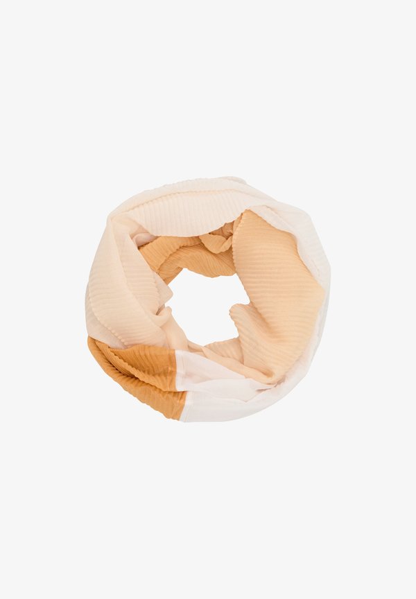 s.Oliver LOOP MIT PLISSEEFALTEN - Snood - goldgelb
