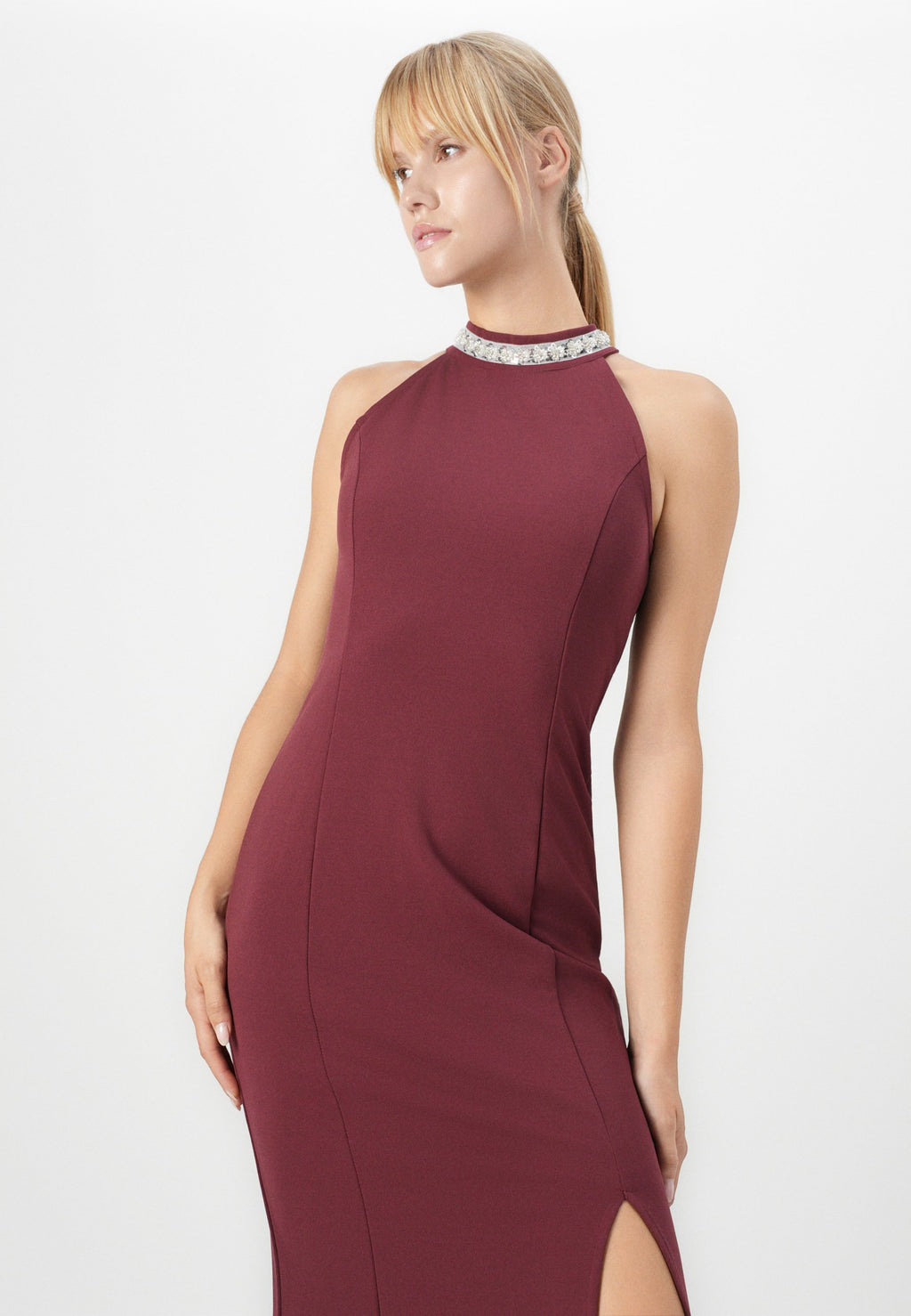 VILA VIVARA HALTER NECK ANKLE