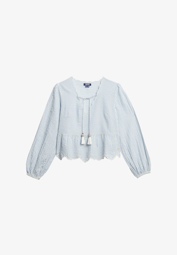 Superdry & Co LONG SLEEVE  - Blouse - blue stripe