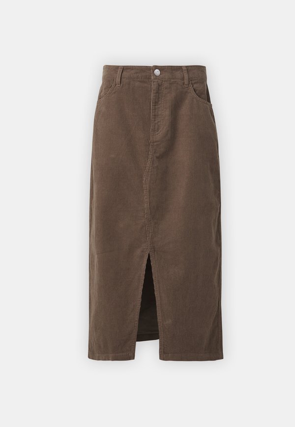 ONLY ONLMOXIE SLIT SKIRT - Pencil skirt - coffee quartz