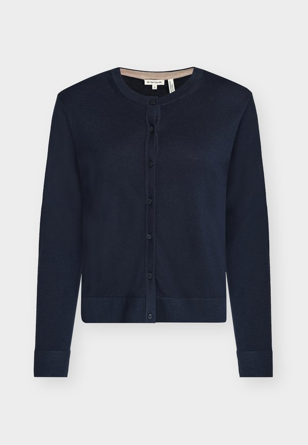 TOM TAILOR SILK BLEND CARDIGAN - Cardigan - sky captain blue