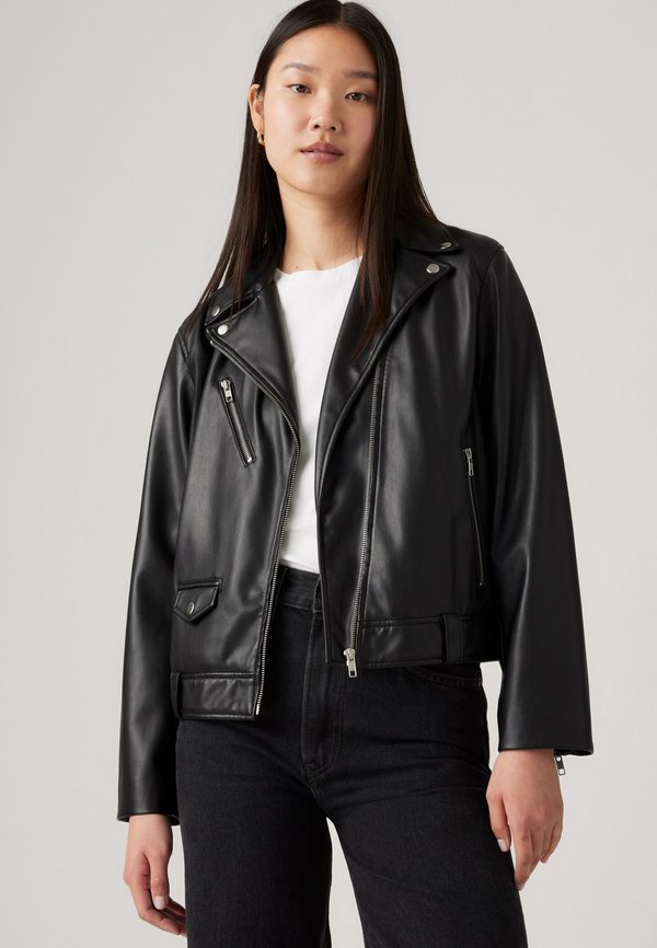 Levi's® KENDAL MOTO JACKET - Faux leather jacket - caviar