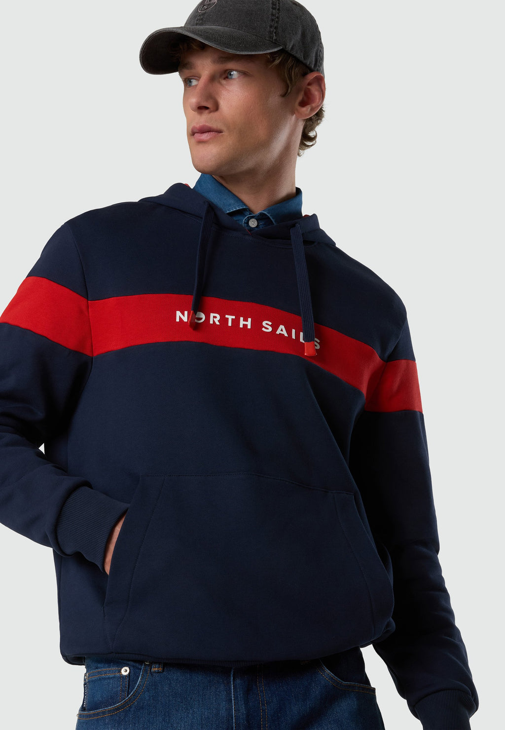 North Sails  WITH COLOR-BLOCK STRIPE