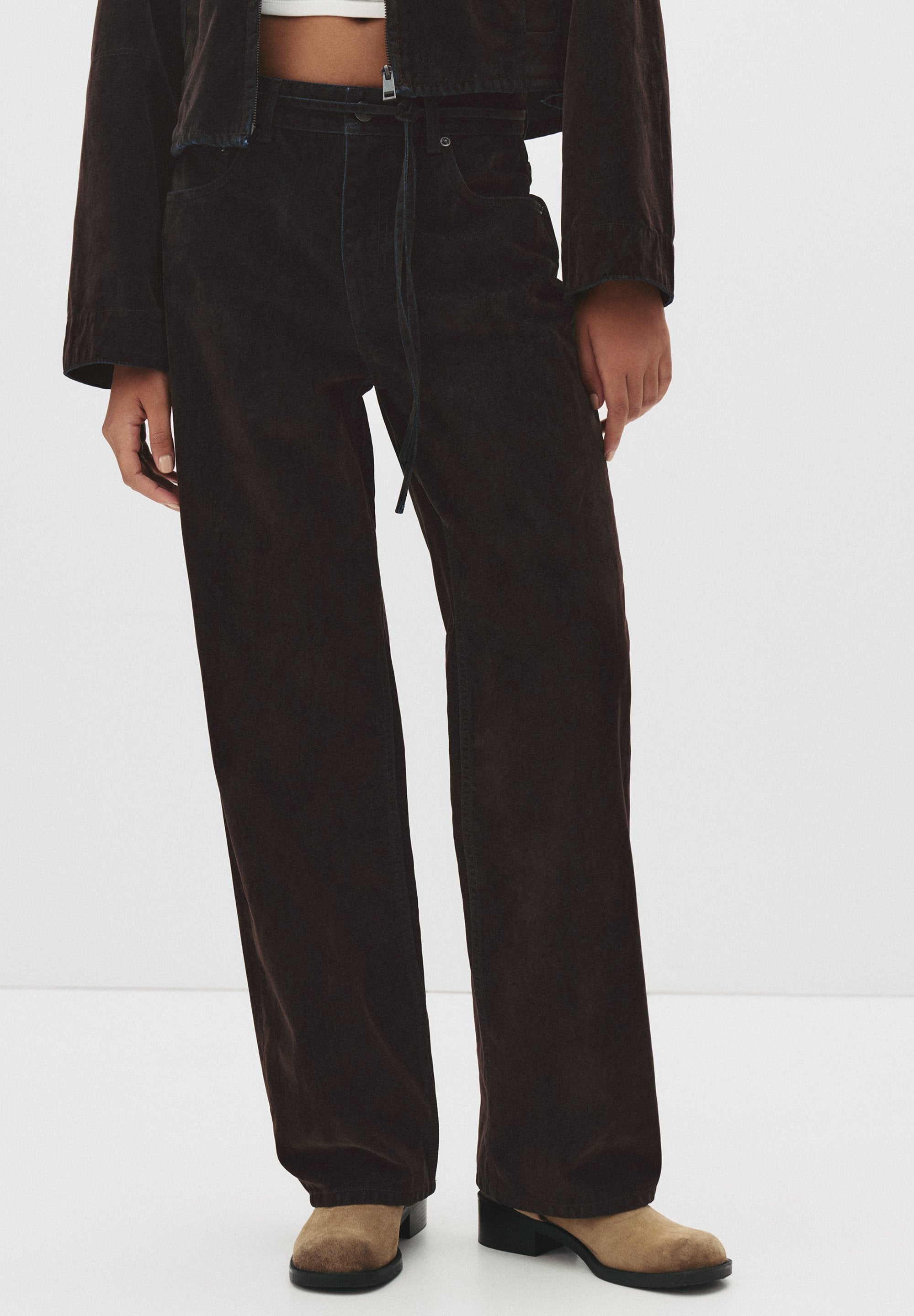 PULL&BEAR MID-WAIST
