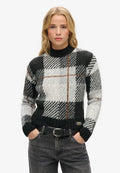 Superdry & Co BOXY PATTERN - Jumper - mono check