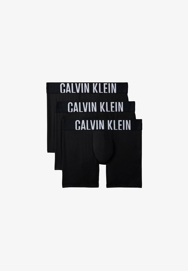 Calvin Klein Underwear BOXER BRIEF 3 PACK - INTENSE POWER MICROFIBER AIR - Trunks - black