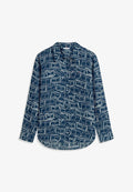 Tommy Hilfiger SHIRT - Button-down blouse - flag feathers dark night navy