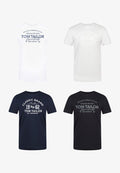 TOM TAILOR 4 PACK - Print T-shirt - lucid white