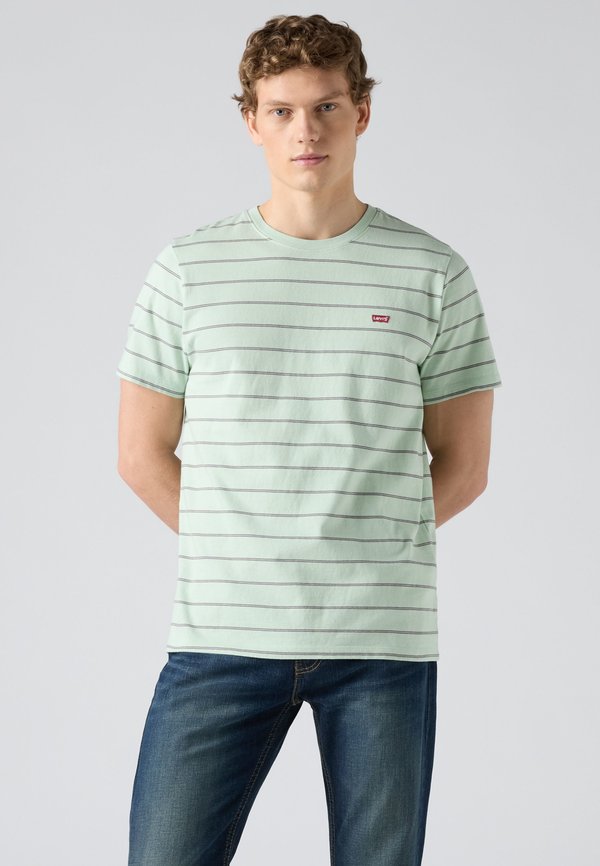 Levi's® ORIGINAL TEE - Basic T-shirt - cameo green/white