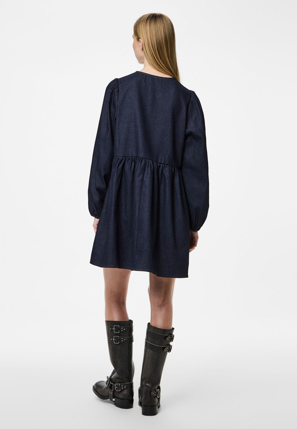 Pieces PCASTA O NECK TIE DRESS