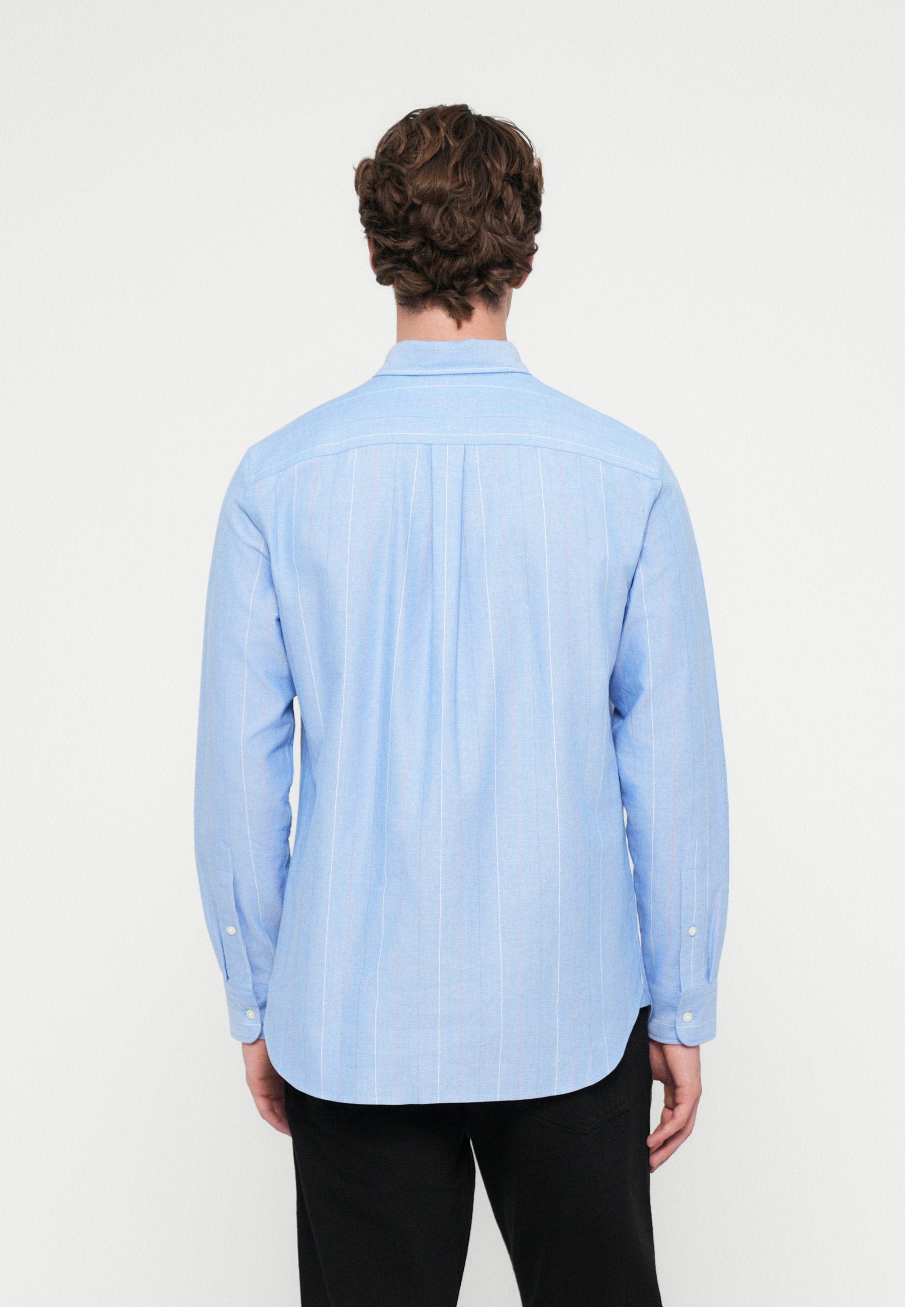 REGULAR FIT PINSTRIPE OXFORD SHIRT Media 4