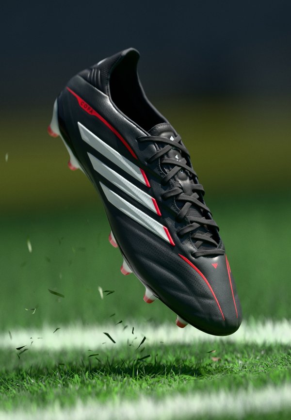 adidas Performance COPA PURE IV PRO FIRM GROUND FOOTBALL BOOTS UNISEX - Firm-ground football boots - core black/footwear white/lucid red