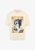 Guess FRONT - Print T-shirt - creme