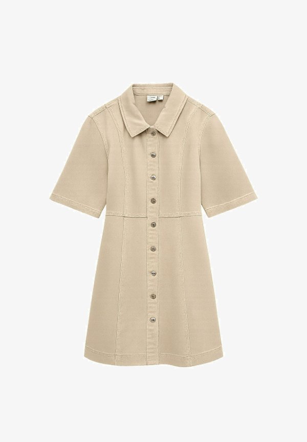 Vero Moda Denim VMDAISY Short - Denim dress - silver mink