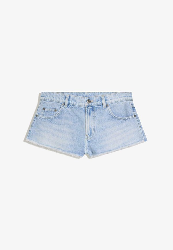Bershka Denim shorts - light blue