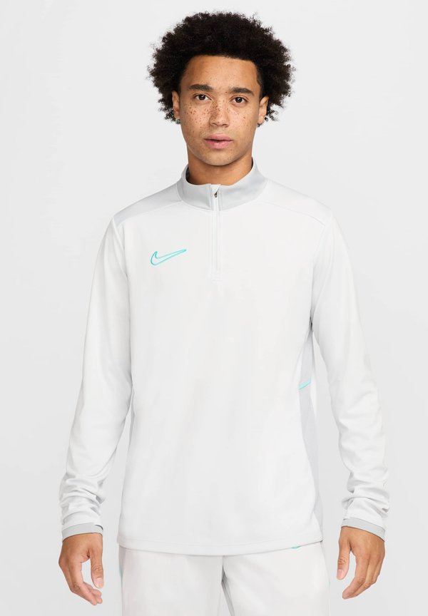 Nike Performance ACD25 DRILL TOP - Long sleeved top - photon dust light smoke grey dynamic turquoise