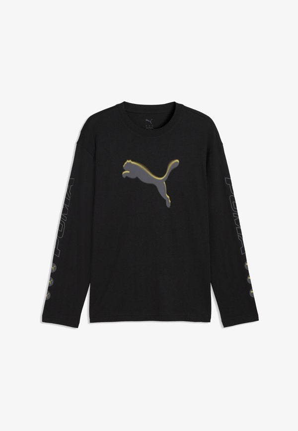 Puma PUMA SPORT RELAXED STREET LANGARMSHIRT - Long sleeved top - black