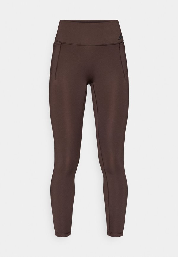adidas Performance OPTIME WORKOUT 7/8 - Leggings - aurora coffee