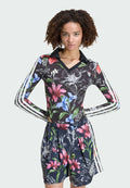 adidas Sportswear ADIDAS SPORTSWEAR ADIDAS X FARM RIO BODYSUIT - Long sleeved top - black/cream white/multicolor