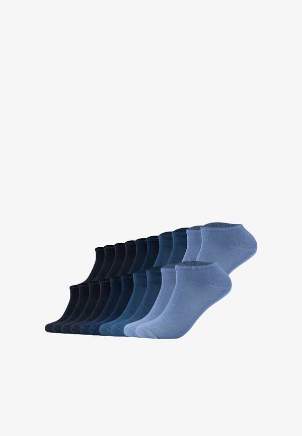 s.Oliver S.OLIVER S.OLIVER UNISEX SOCKEN, 20ER PACK - SNEAKER, EINFARBIG - Sneaker socks - blau