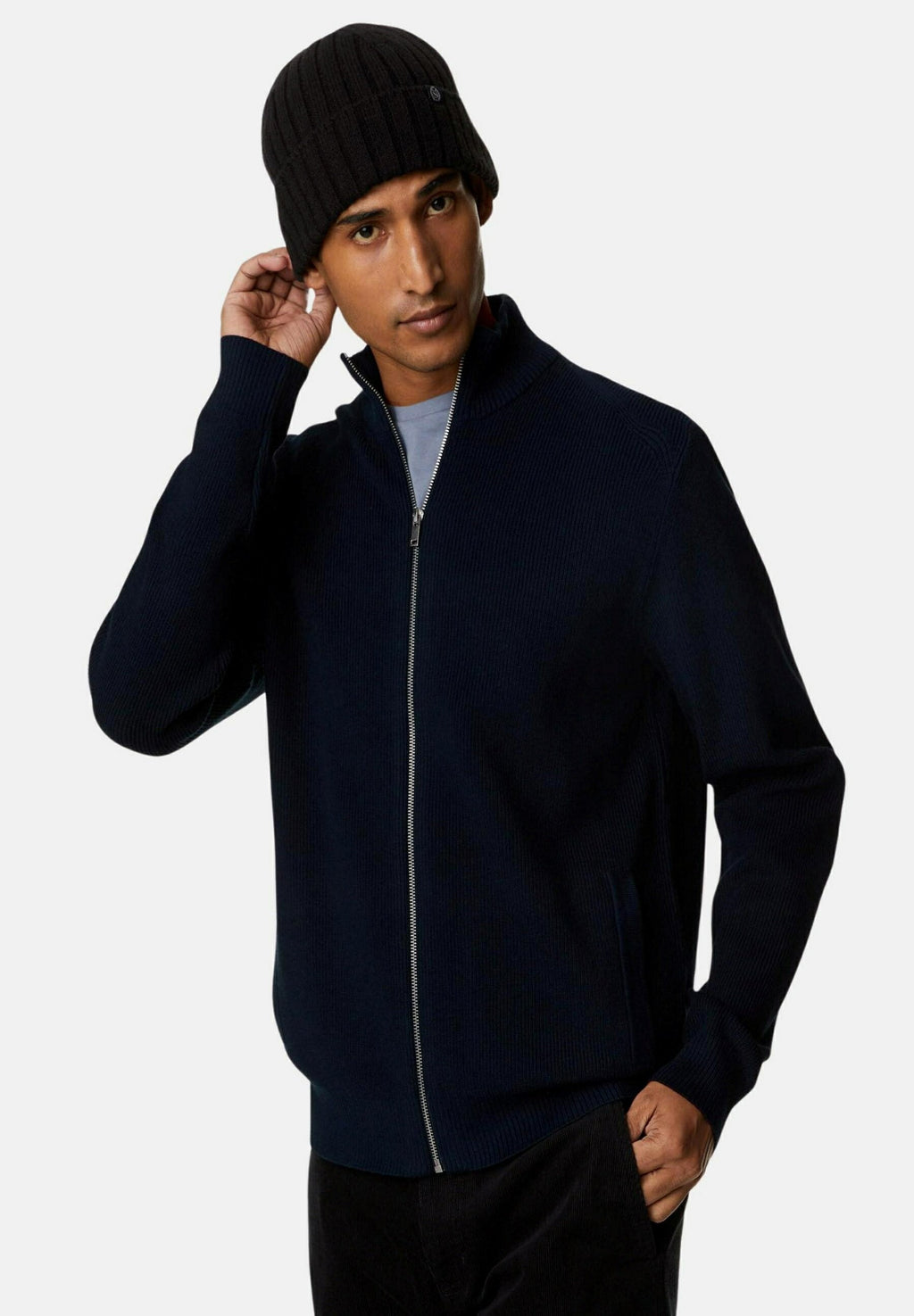 Marks & Spencer COTTON BLEND ZIP UP