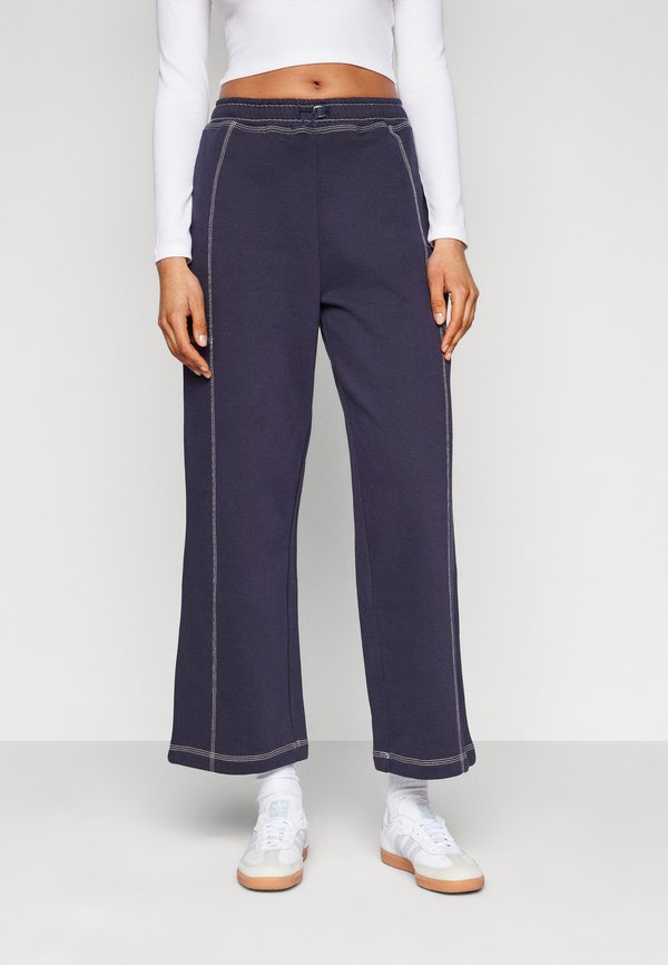 Even&Odd LOOK WIDE LEG JOGGERS WITH CONTRAST STITCHING