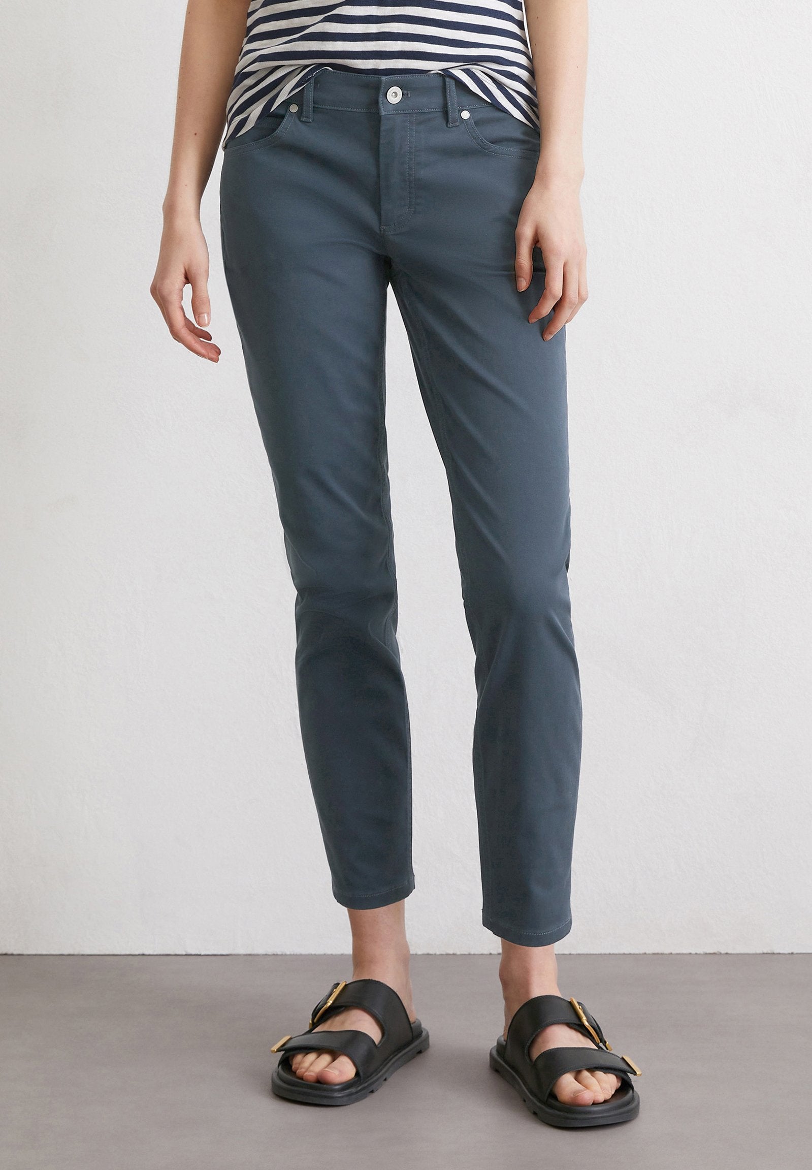 Marc O'Polo 5 POCKET MID WAIST CROPPED LENGTH