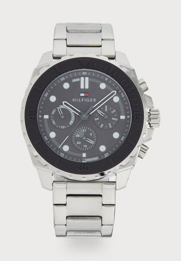 Tommy Hilfiger MORGAN - Watch - silver-coloured/black