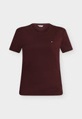 Tommy Hilfiger SLIM FIT - Print T-shirt - deep burgundy