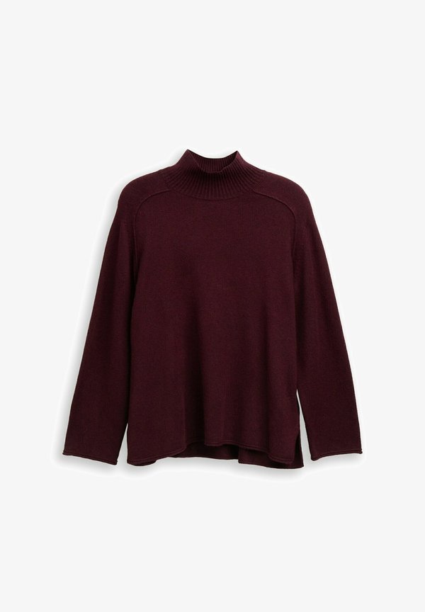TOM TAILOR Jumper - dark red mélange