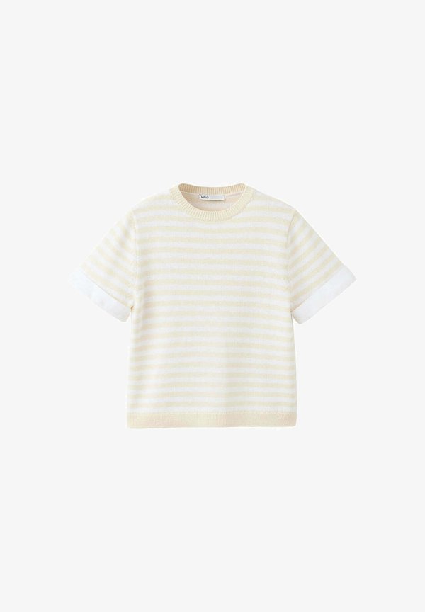 Mango ADULT - Print T-shirt - white
