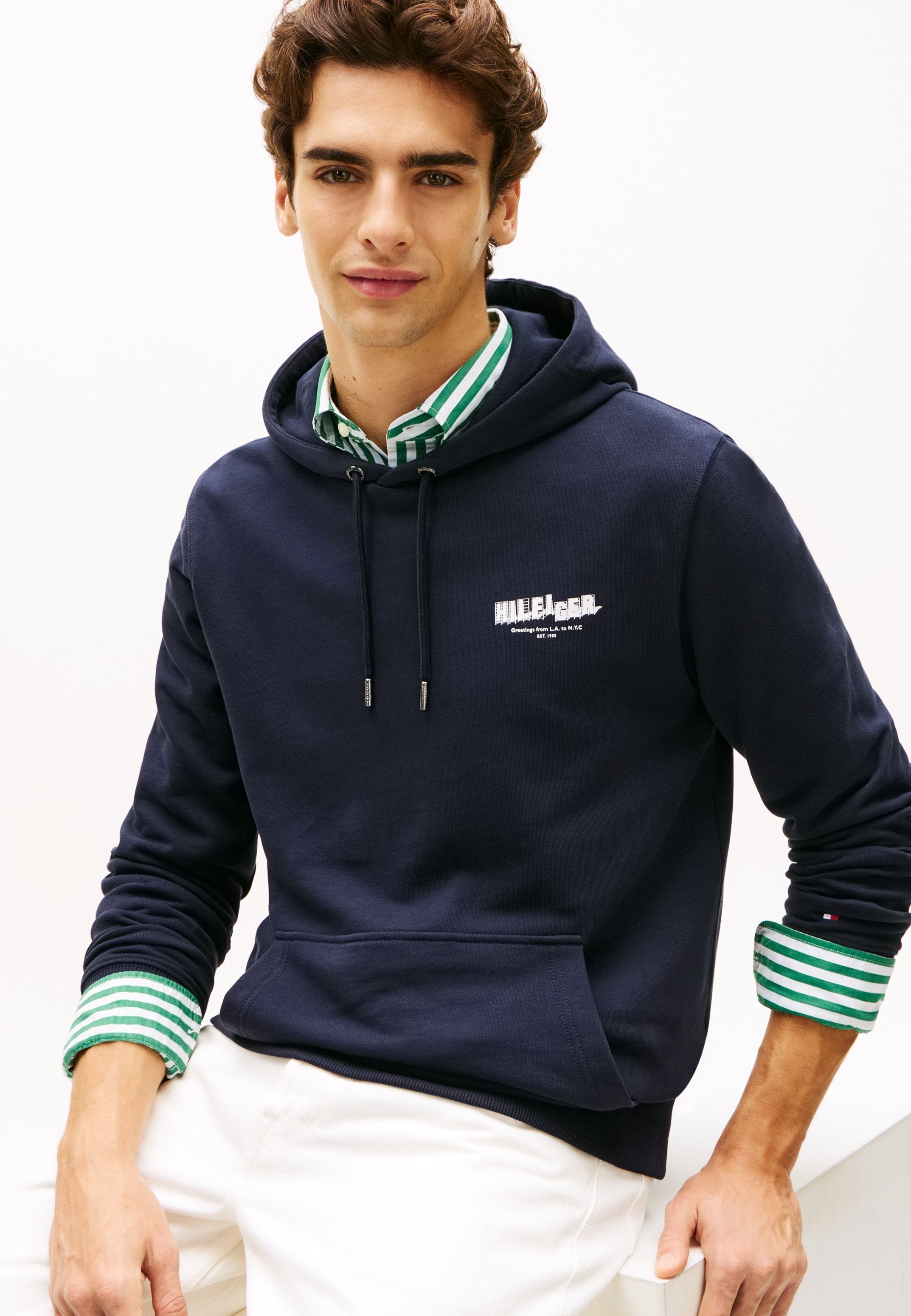 PHOTO PRINT TERRY DRAWSTRING HOODY Media 5